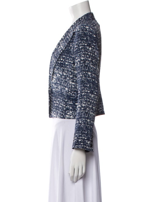 Joie Silk Tweed Pattern Jacket
