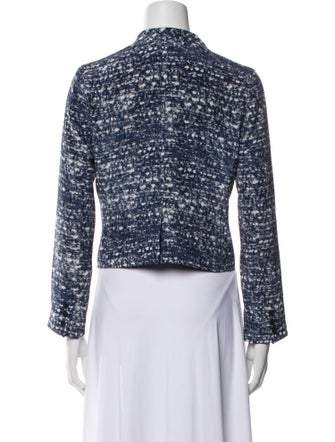 Joie Silk Tweed Pattern Jacket