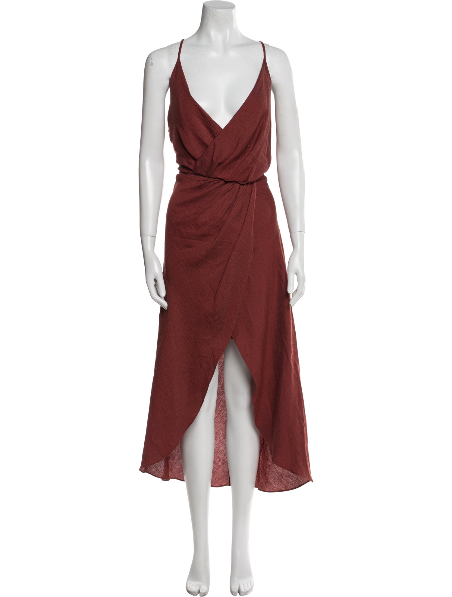 Joie V-Neck Long Dress