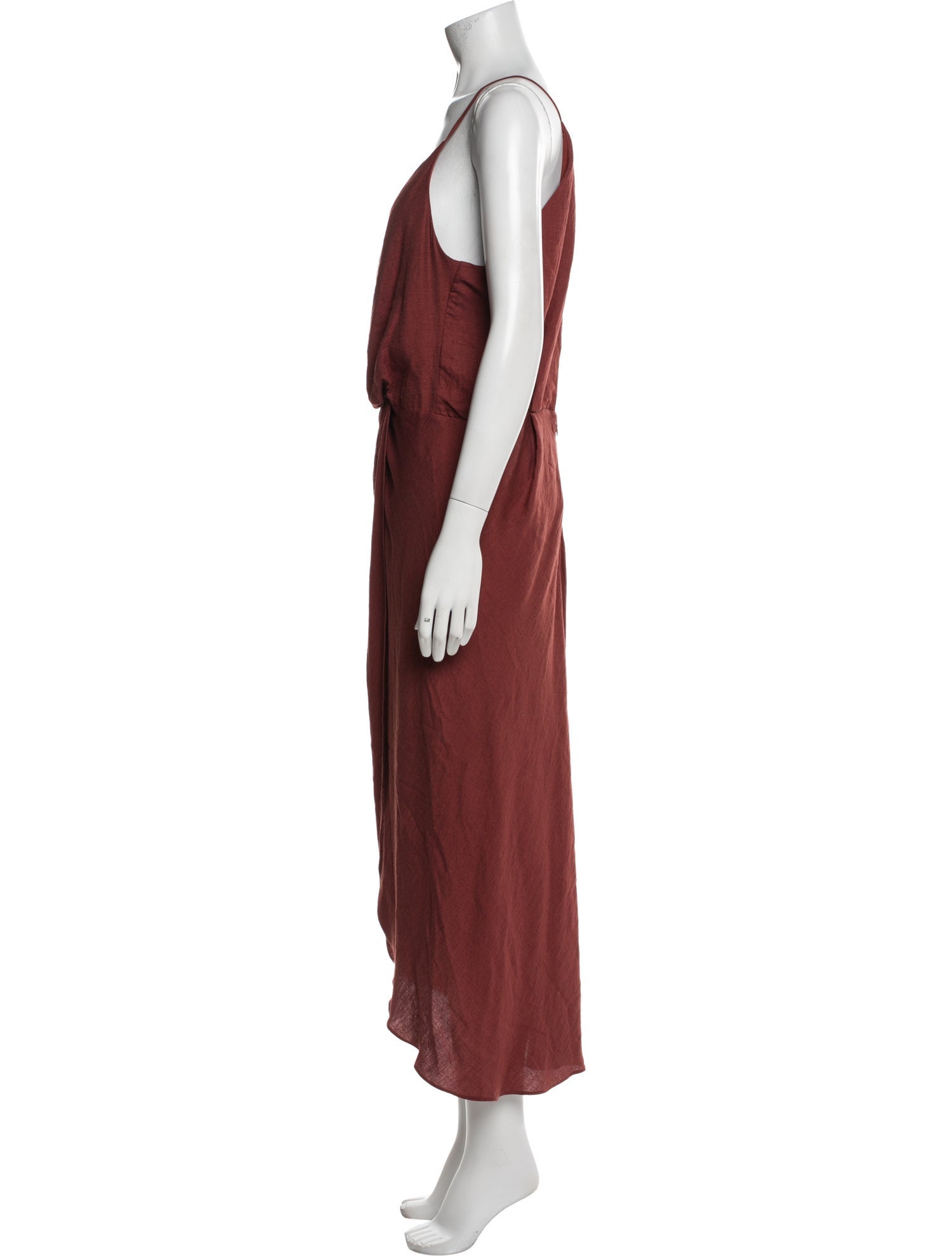 Joie V-Neck Long Dress