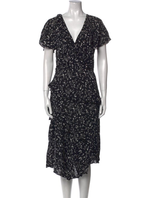 Joie Floral Print Knee-Length Dress