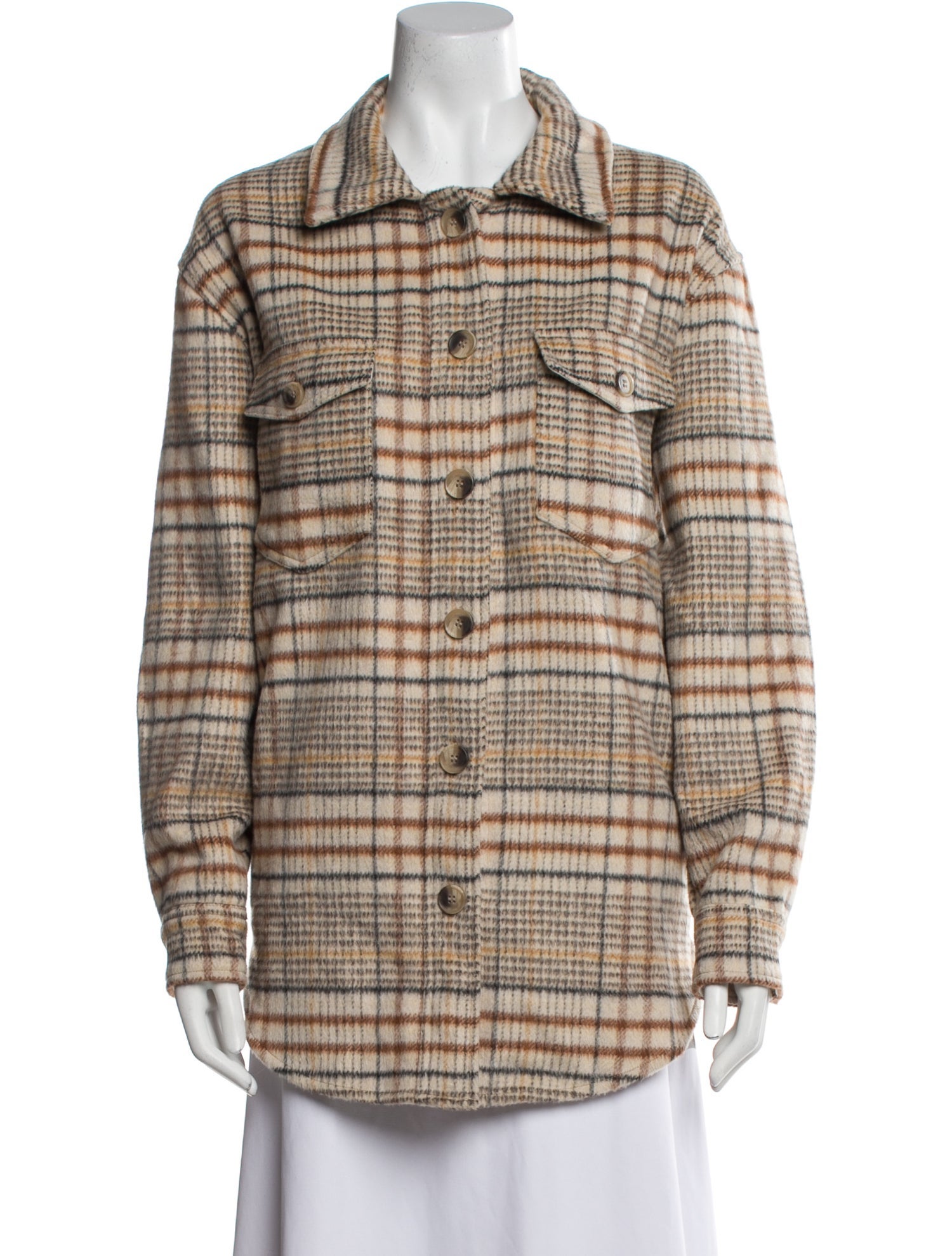 Joie Plaid Print Jacket w/ Tags