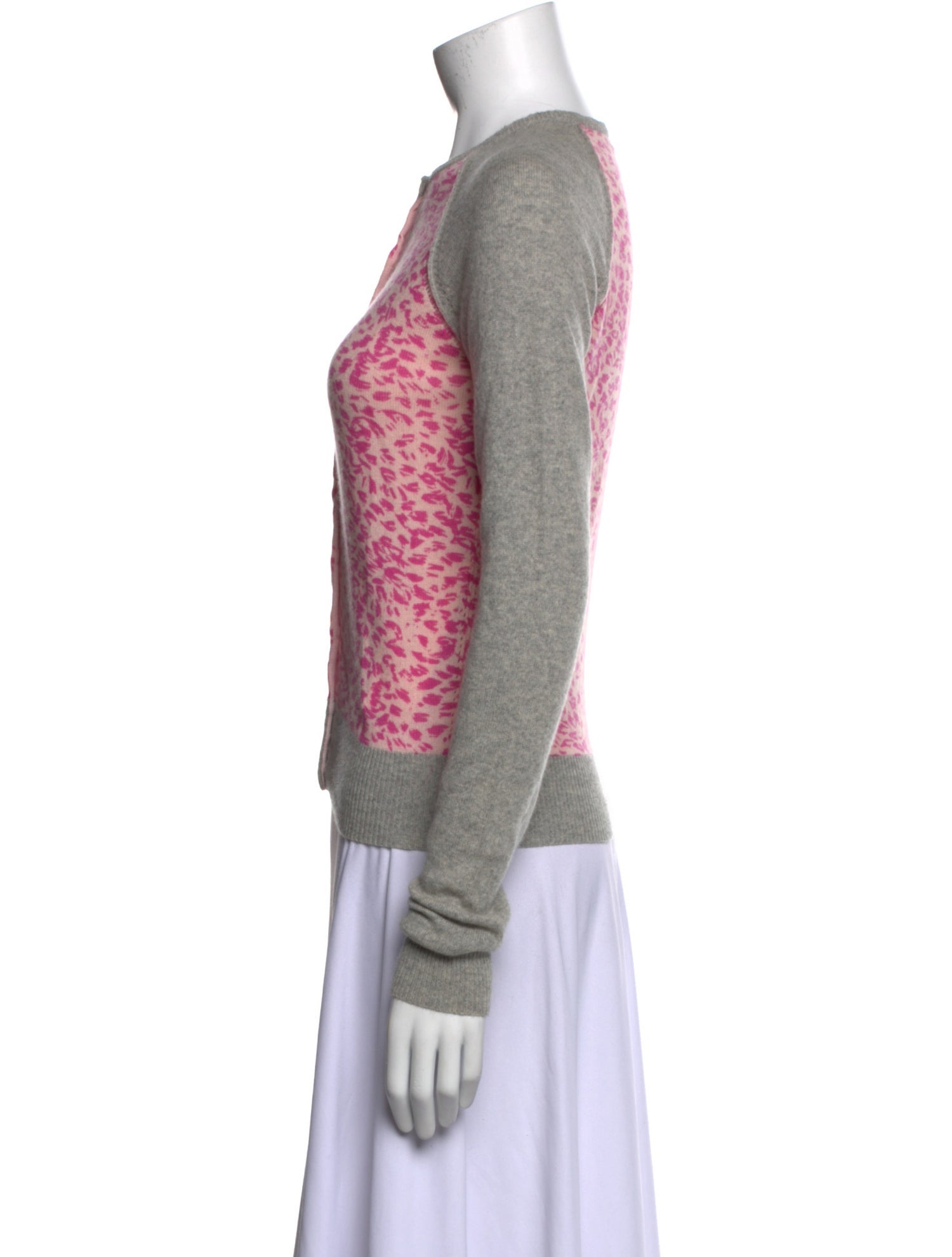 Joie Cashmere Printed Sweater