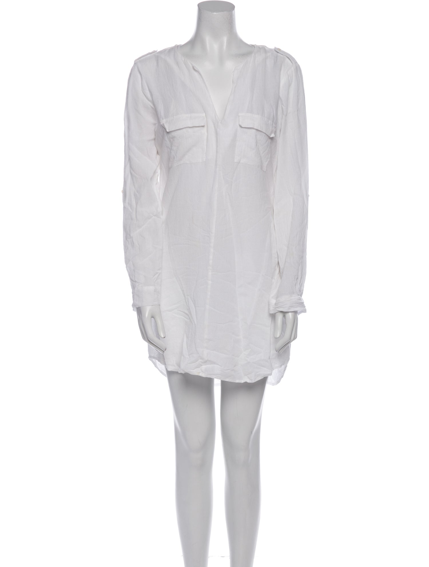 Joie V-Neck Mini Dress