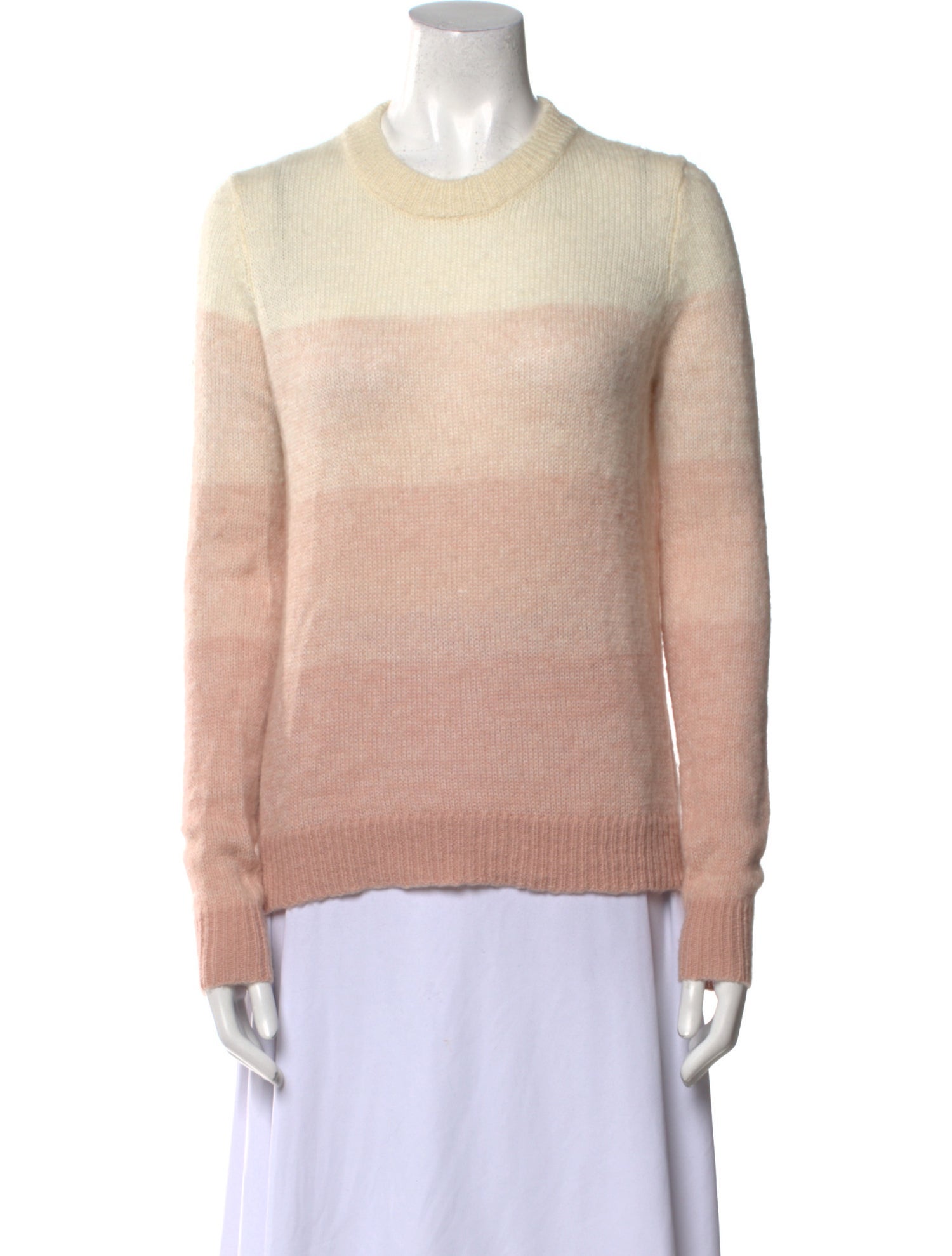 Joie Colorblock Pattern Crew Neck Sweater