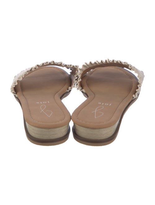Joie Ruffle Embellishment Slides