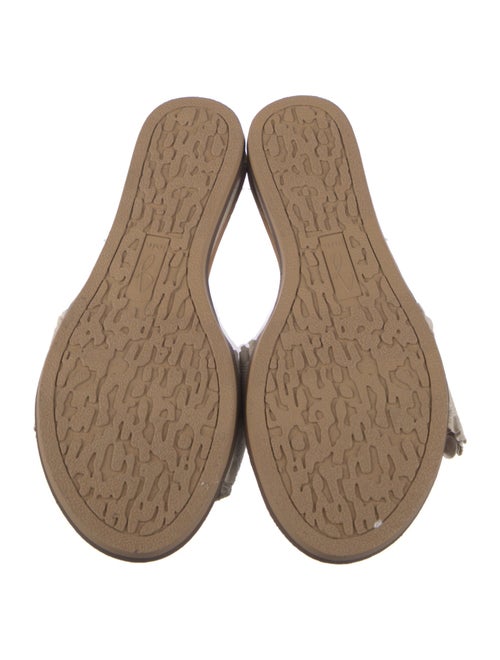 Joie Ruffle Embellishment Slides