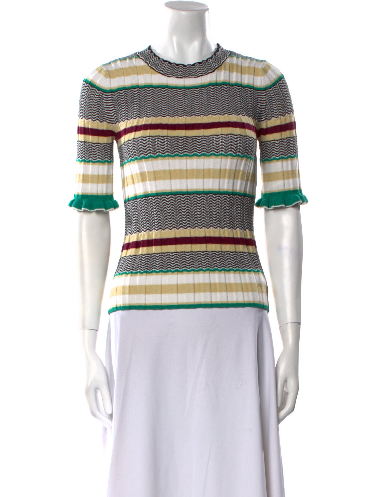 Joie Striped Crew Neck Sweater