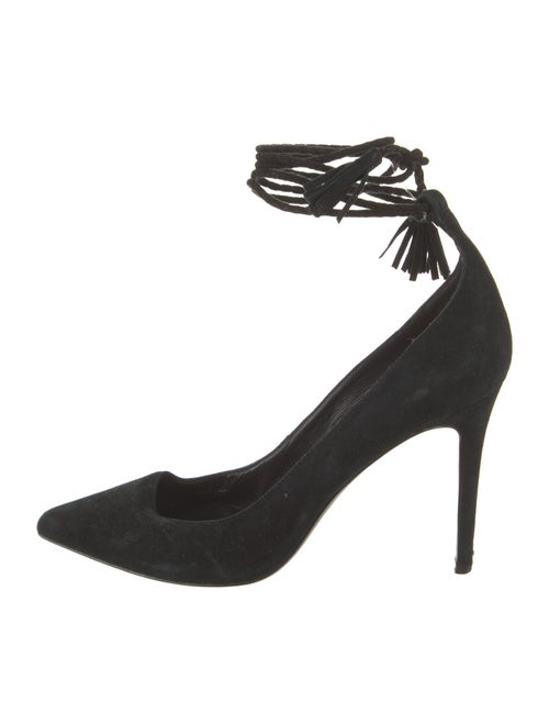 Joie Suede Tassel Accents D'Orsay Pumps