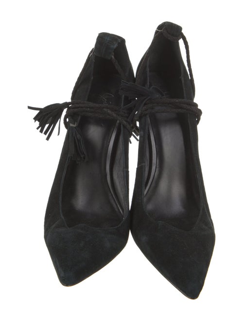 Joie Suede Tassel Accents D'Orsay Pumps