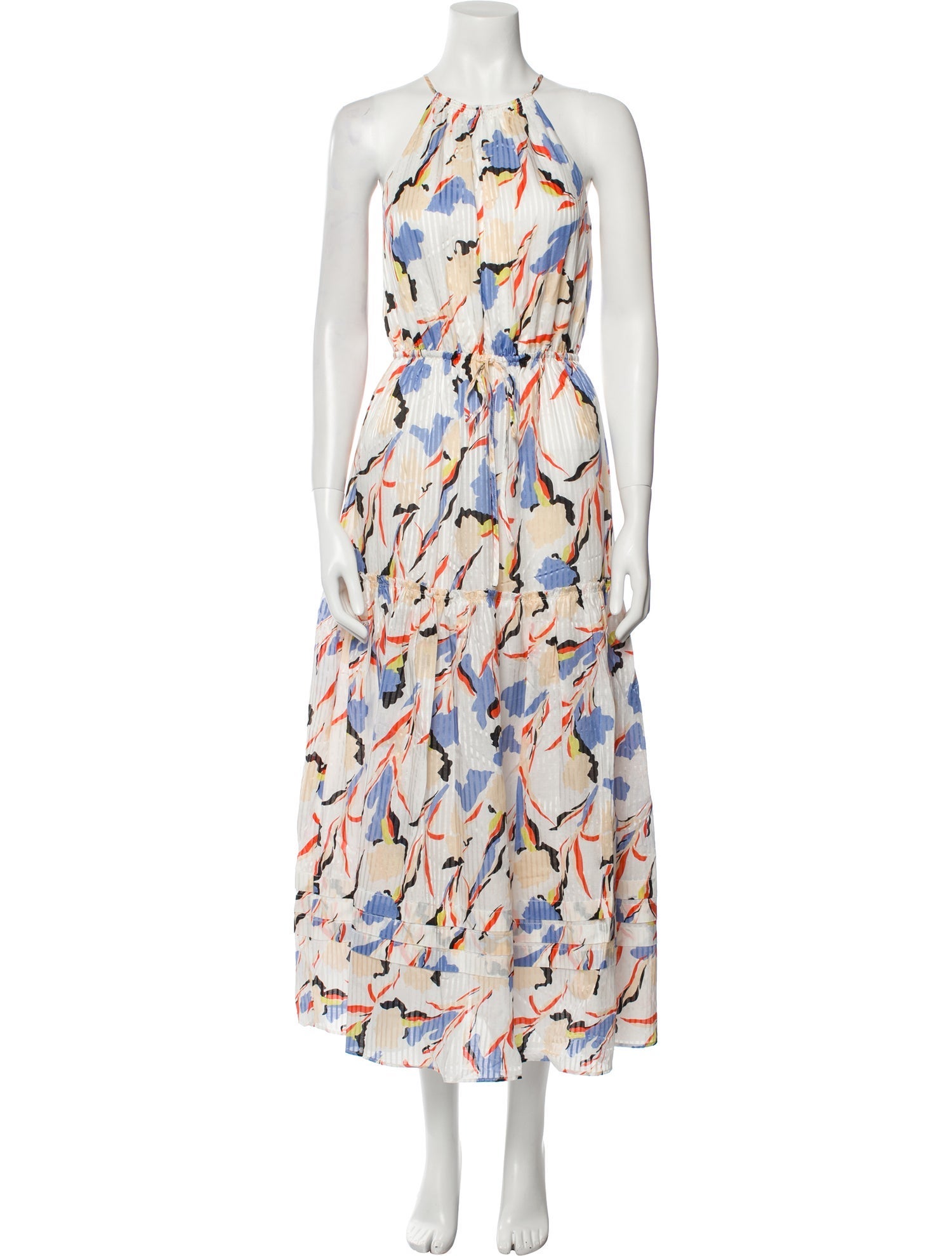 Joie Floral Print Long Dress w/ Tags