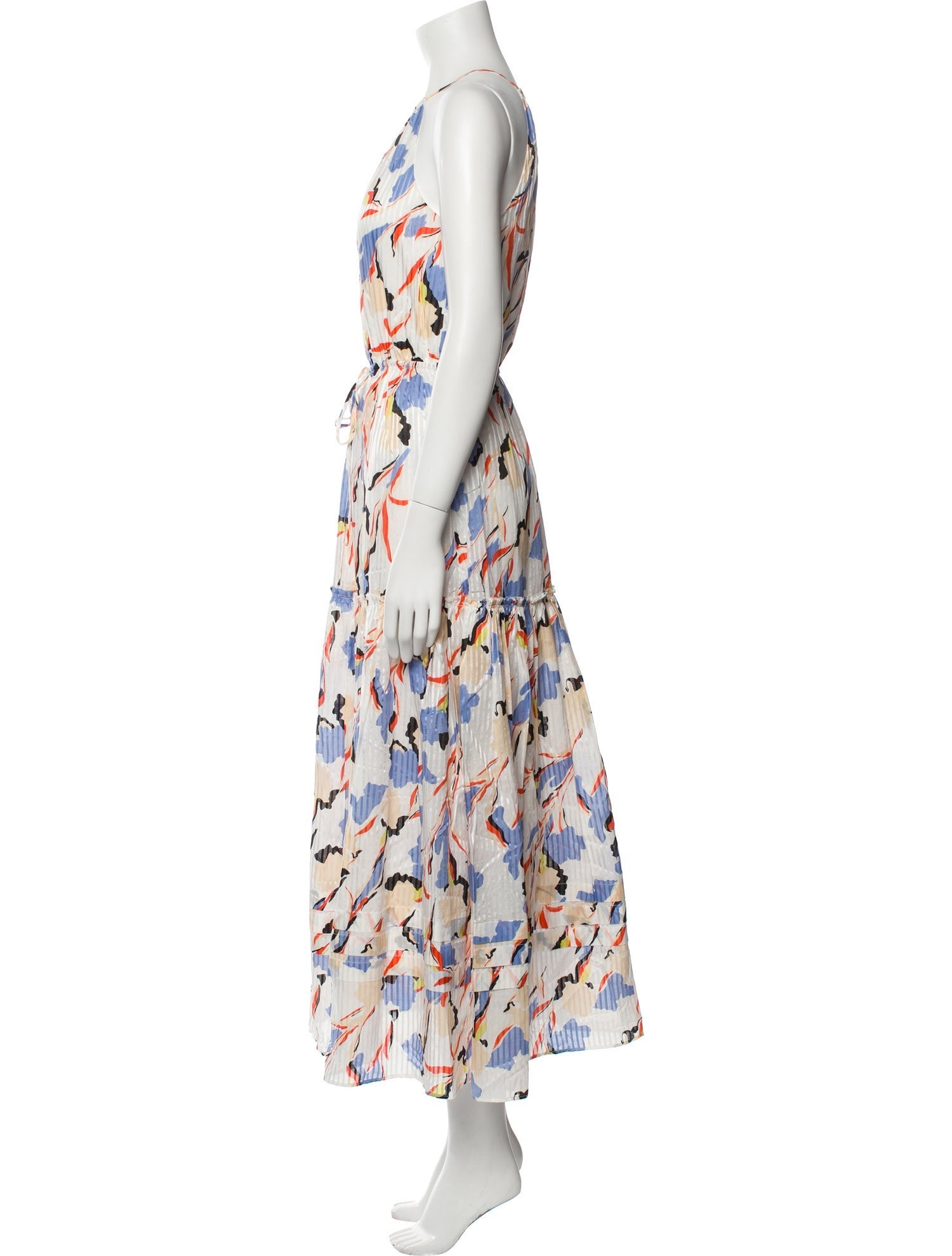 Joie Floral Print Long Dress w/ Tags