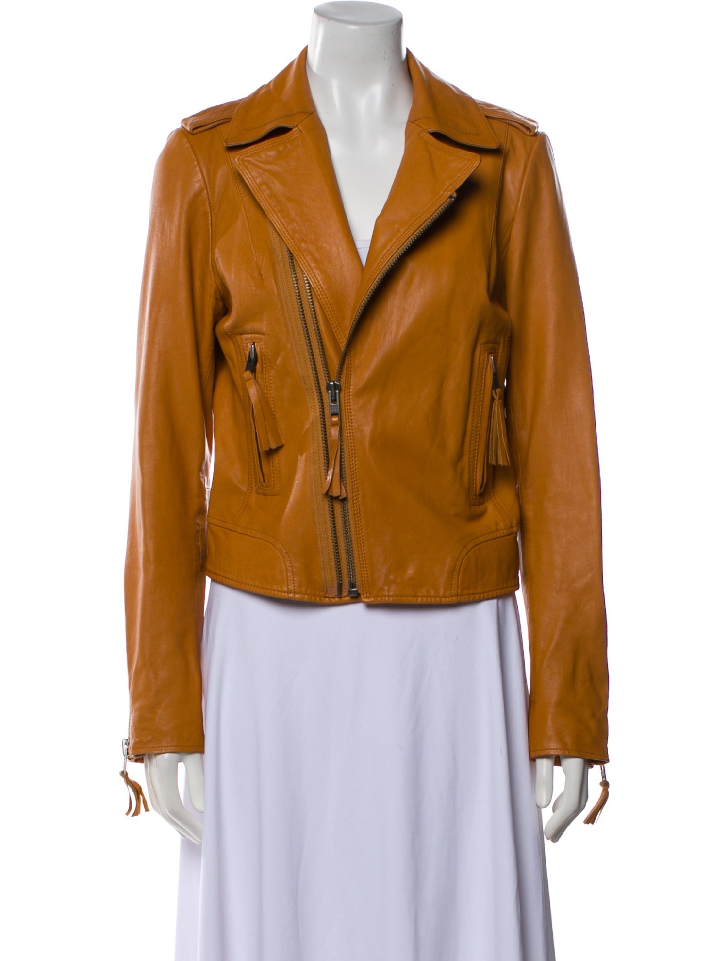 Joie Lamb Leather Biker Jacket