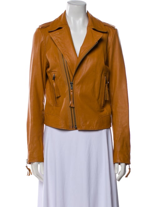 Joie Lamb Leather Biker Jacket