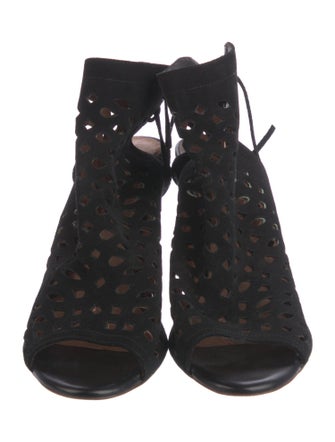 Joie Suede Lasercut Accents Sandals