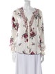 Joie Silk Floral Print Sweater