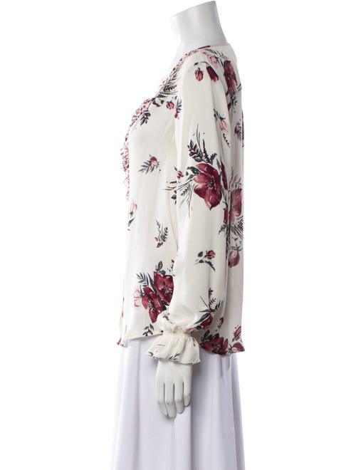 Joie Silk Floral Print Sweater