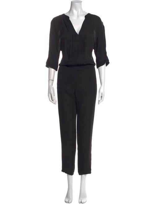 Joie Silk V-Neck Jumpsuit