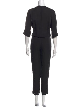 Joie Silk V-Neck Jumpsuit