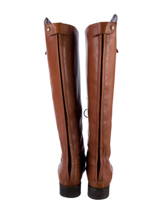 Joie Leather Lace-Up Boots