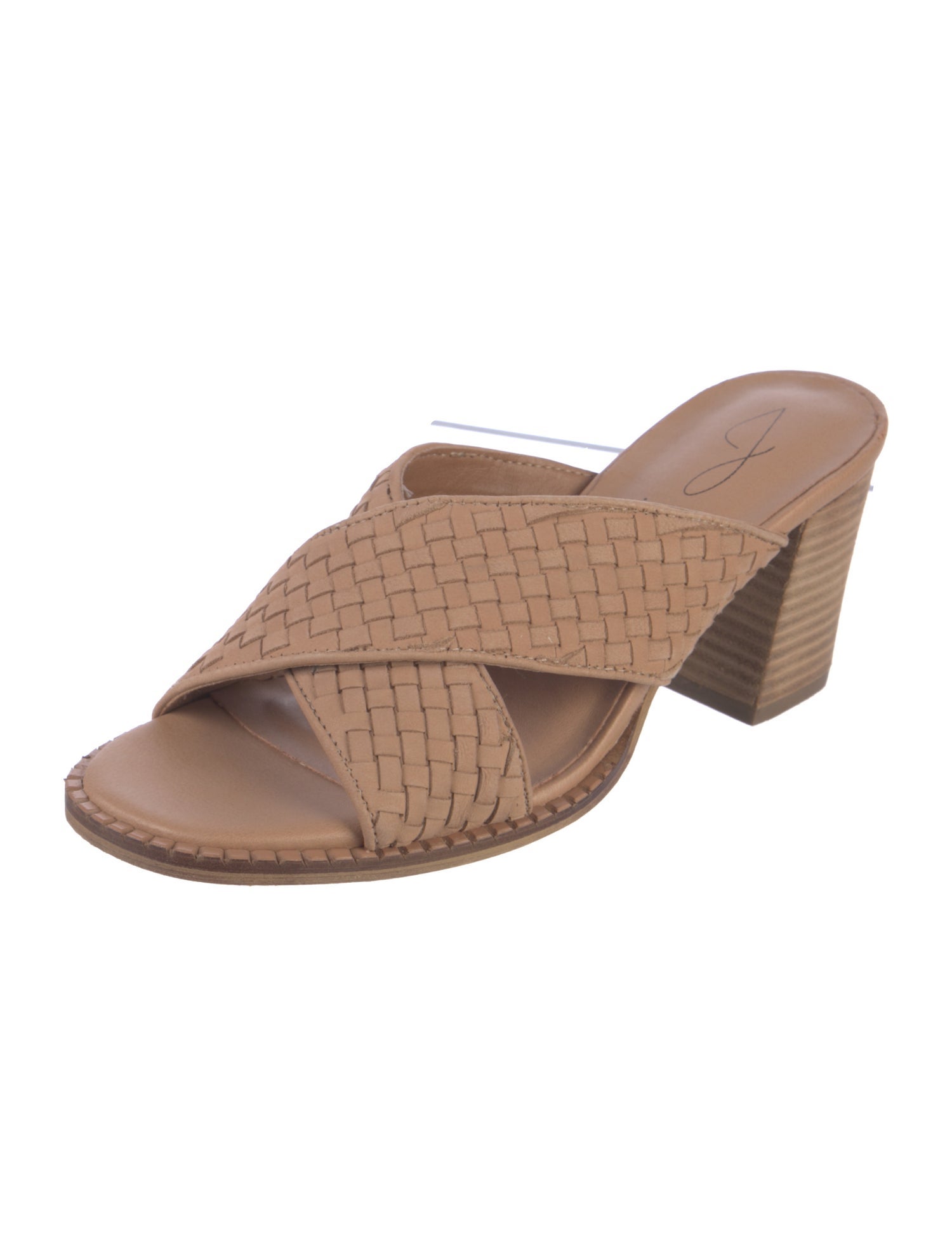 Joie Leather Cutout Accent Slides