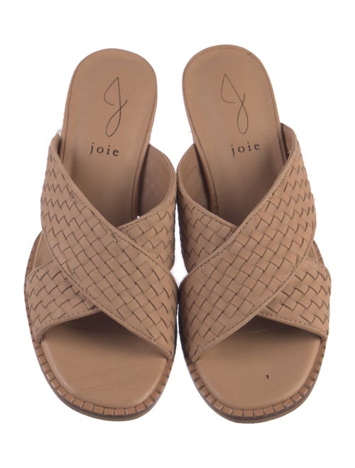 Joie Leather Cutout Accent Slides