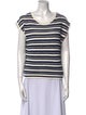 Joie Striped Scoop Neck Sweater