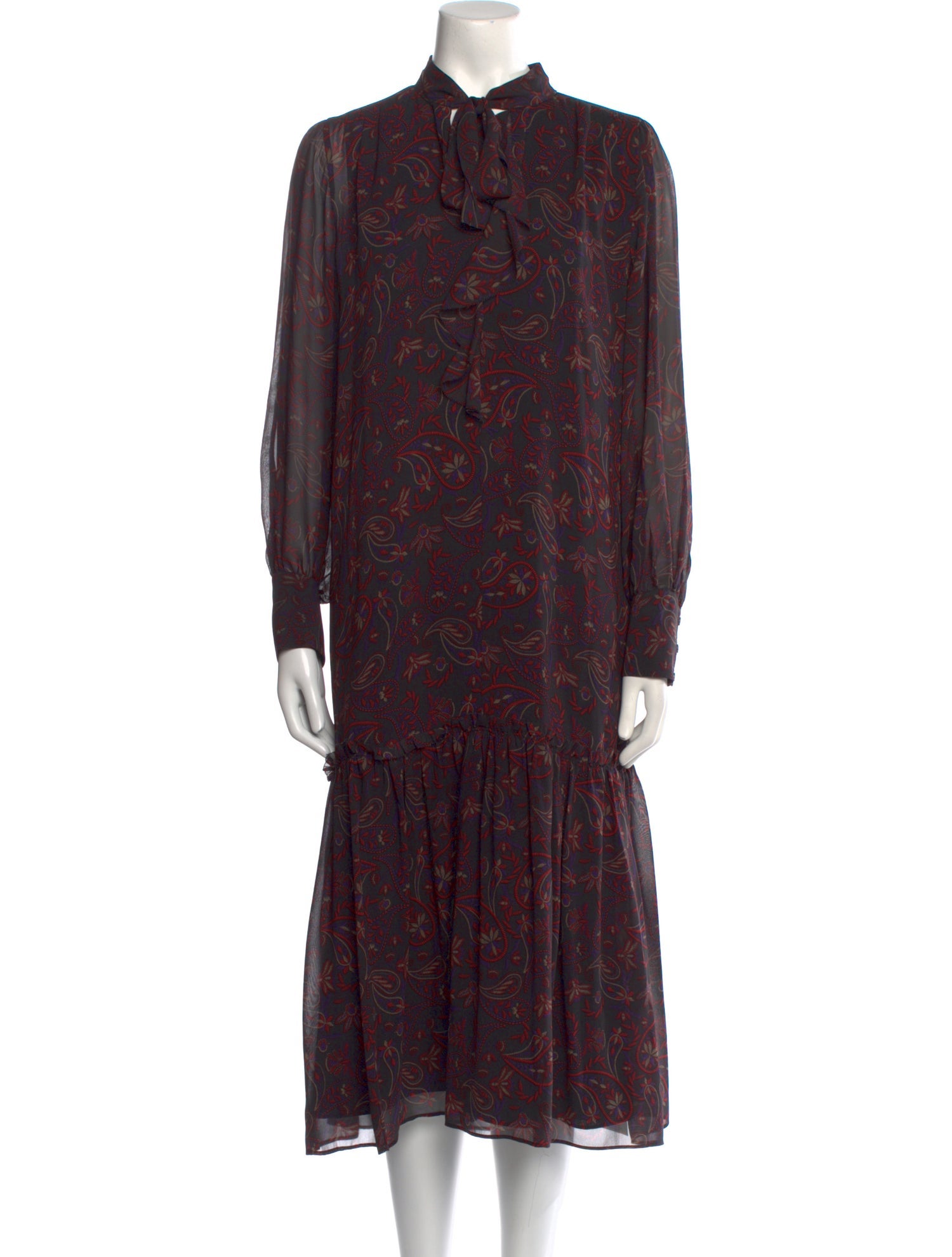 Joie Silk Midi Length Dress