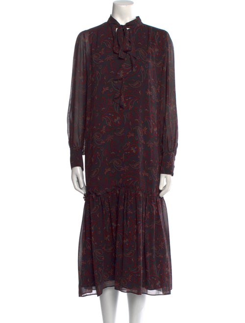 Joie Silk Midi Length Dress