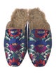 Joie Satin Printed Mules