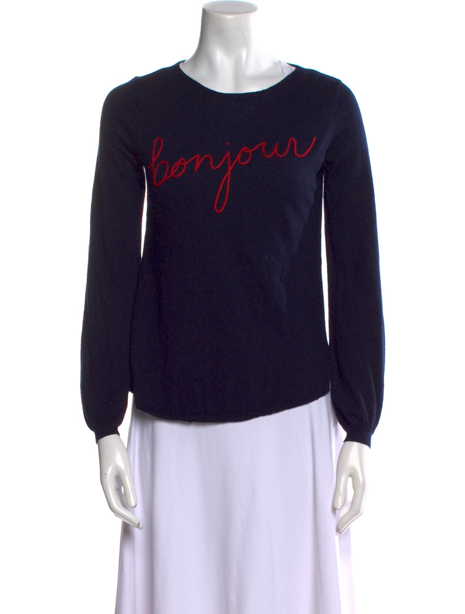 Joie Graphic Print Scoop Neck Sweater