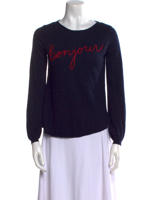 Joie Graphic Print Scoop Neck Sweater