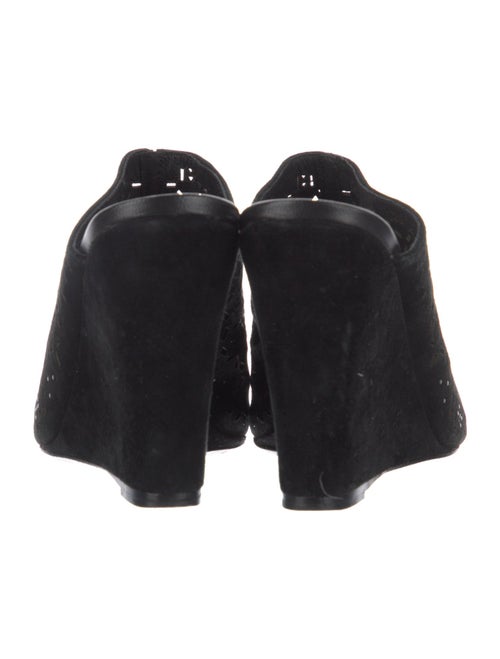 Joie Suede Lasercut Accents Mules