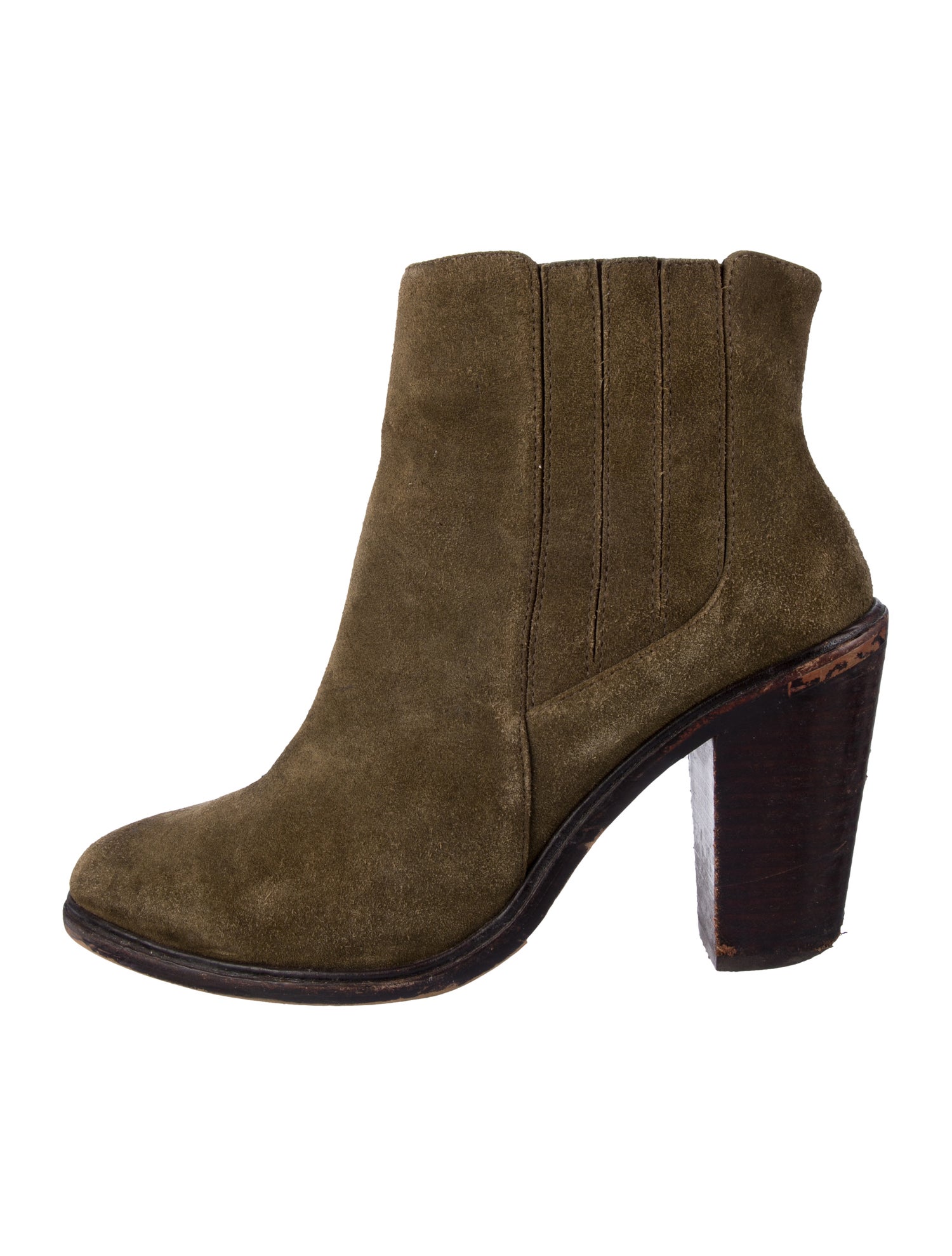 Joie Suede Western Boots
