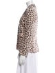 Joie Linen Animal Print Blazer