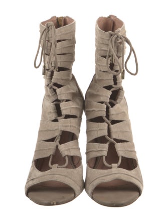 Joie Suede Cutout Accent Pumps