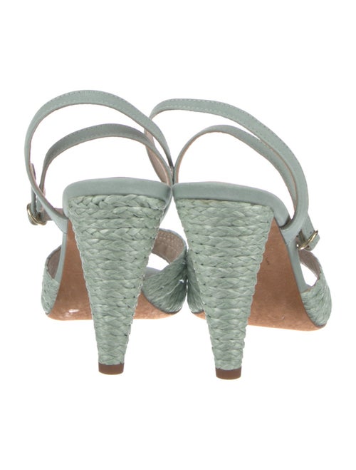 Joie Raffia Animal Print Sandals