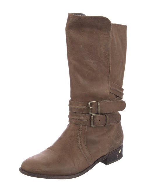Joie Leather Moto Boots