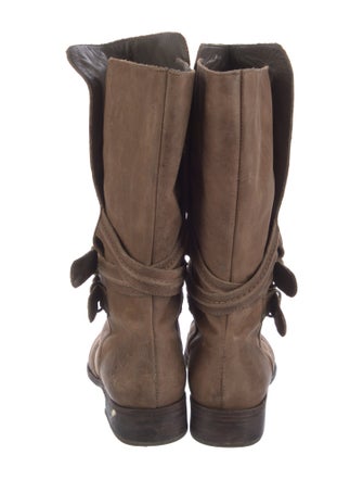 Joie Leather Moto Boots