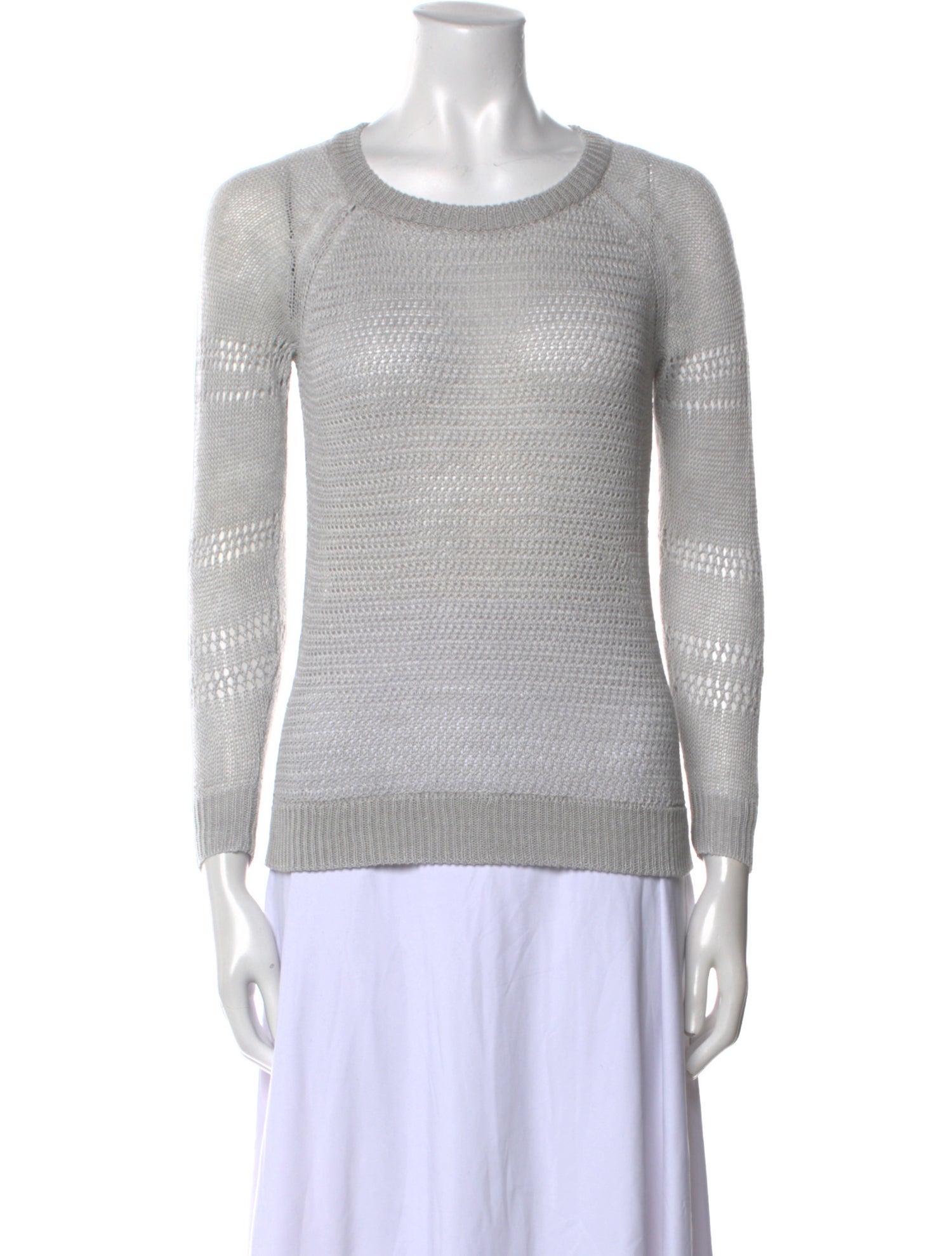 Joie Linen Scoop Neck Sweater
