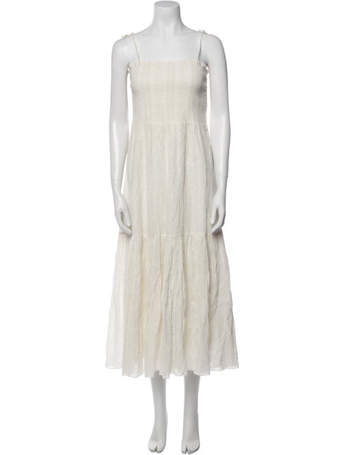 Joie Square Neckline Midi Length Dress