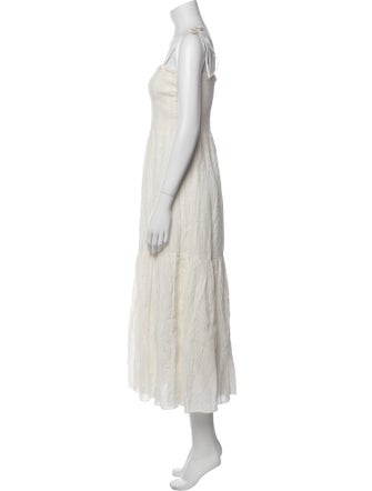 Joie Square Neckline Midi Length Dress