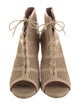 Joie Suede Lasercut Accents Lace-Up Boots
