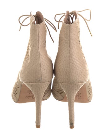 Joie Suede Lasercut Accents Lace-Up Boots