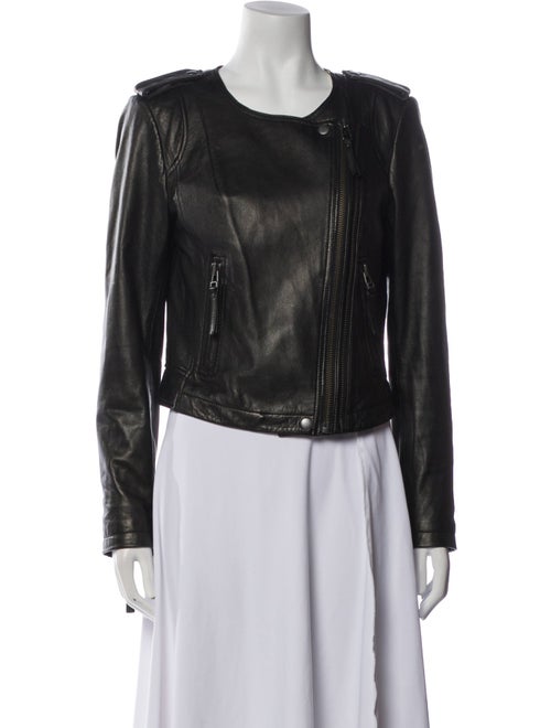 Joie Lamb Leather Biker Jacket