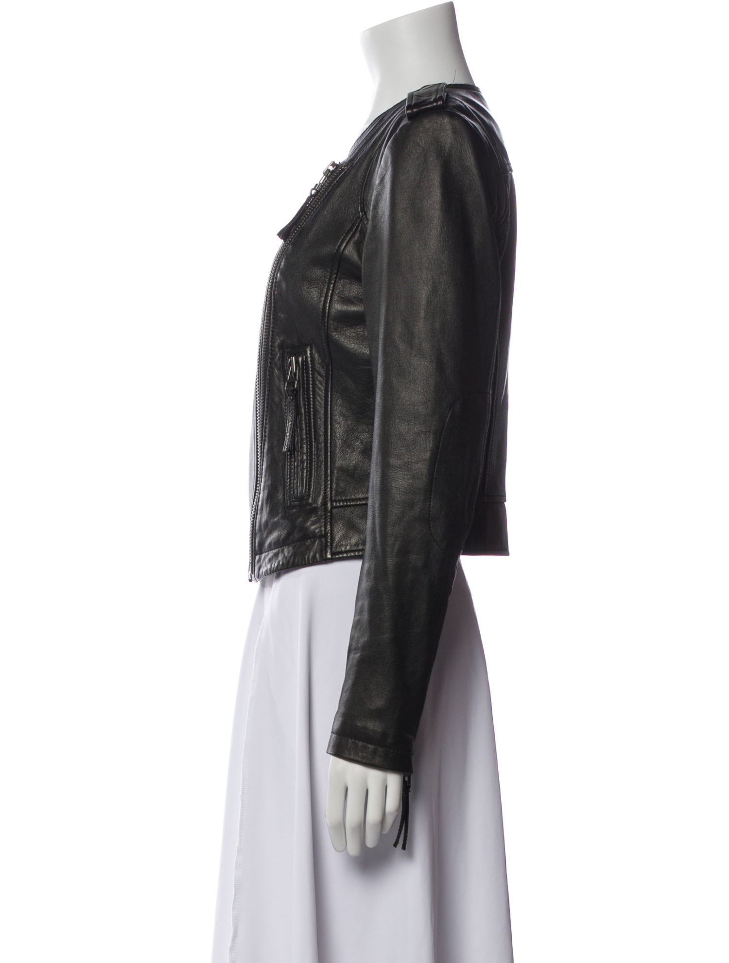Joie Lamb Leather Biker Jacket