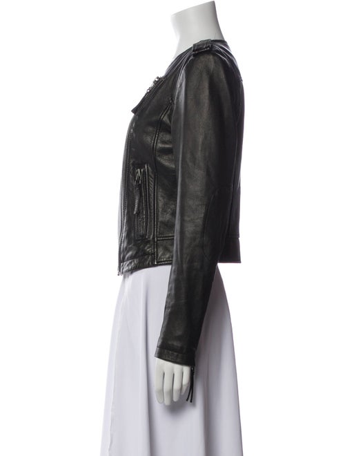 Joie Lamb Leather Biker Jacket