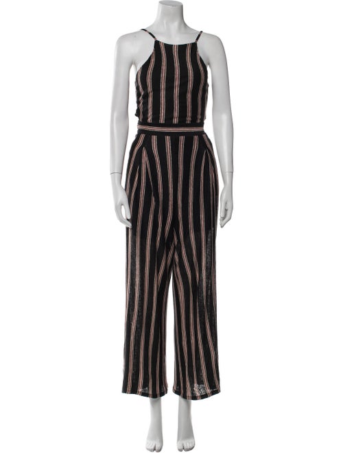 Joie Linen Striped Jumpsuit