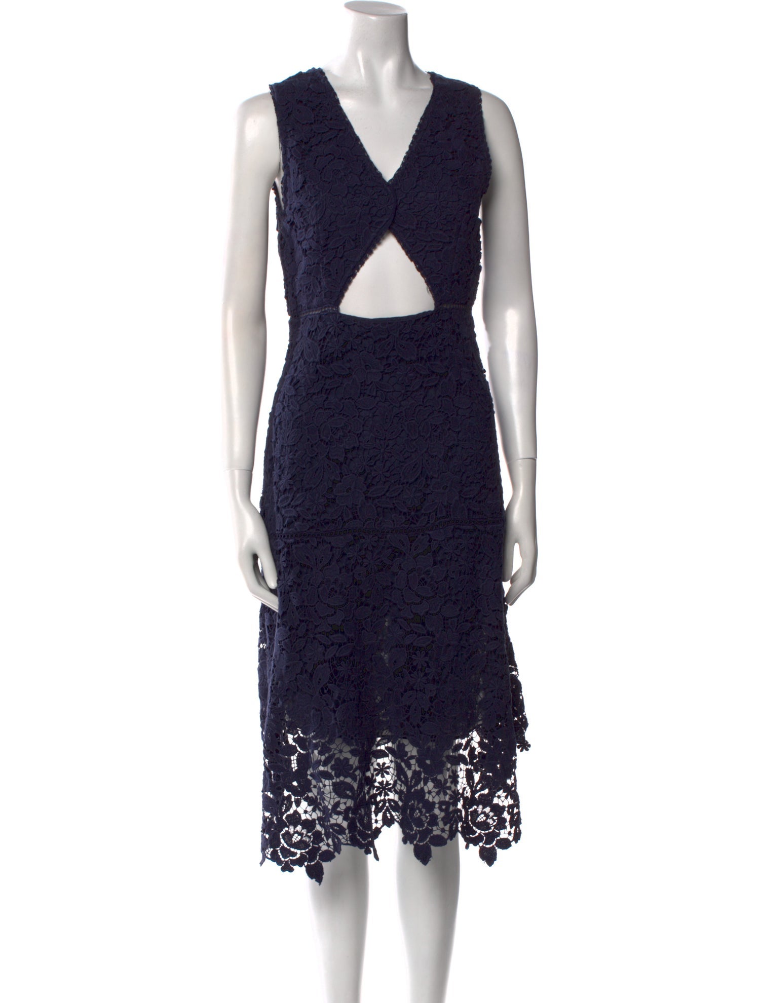 Joie Lace Pattern Knee-Length Dress