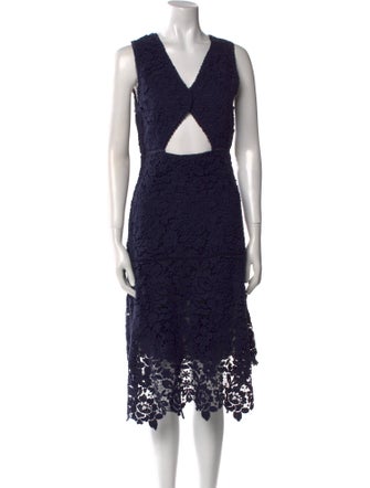 Joie Lace Pattern Knee-Length Dress